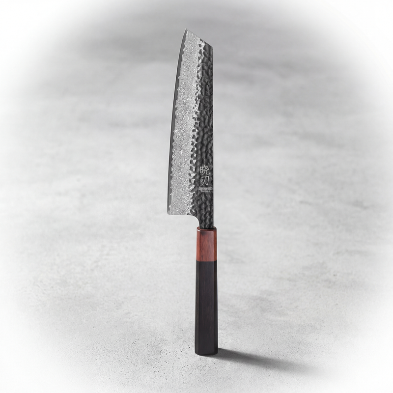 <p><strong>Japanisches Damaststahl Kochmesser </strong></p>