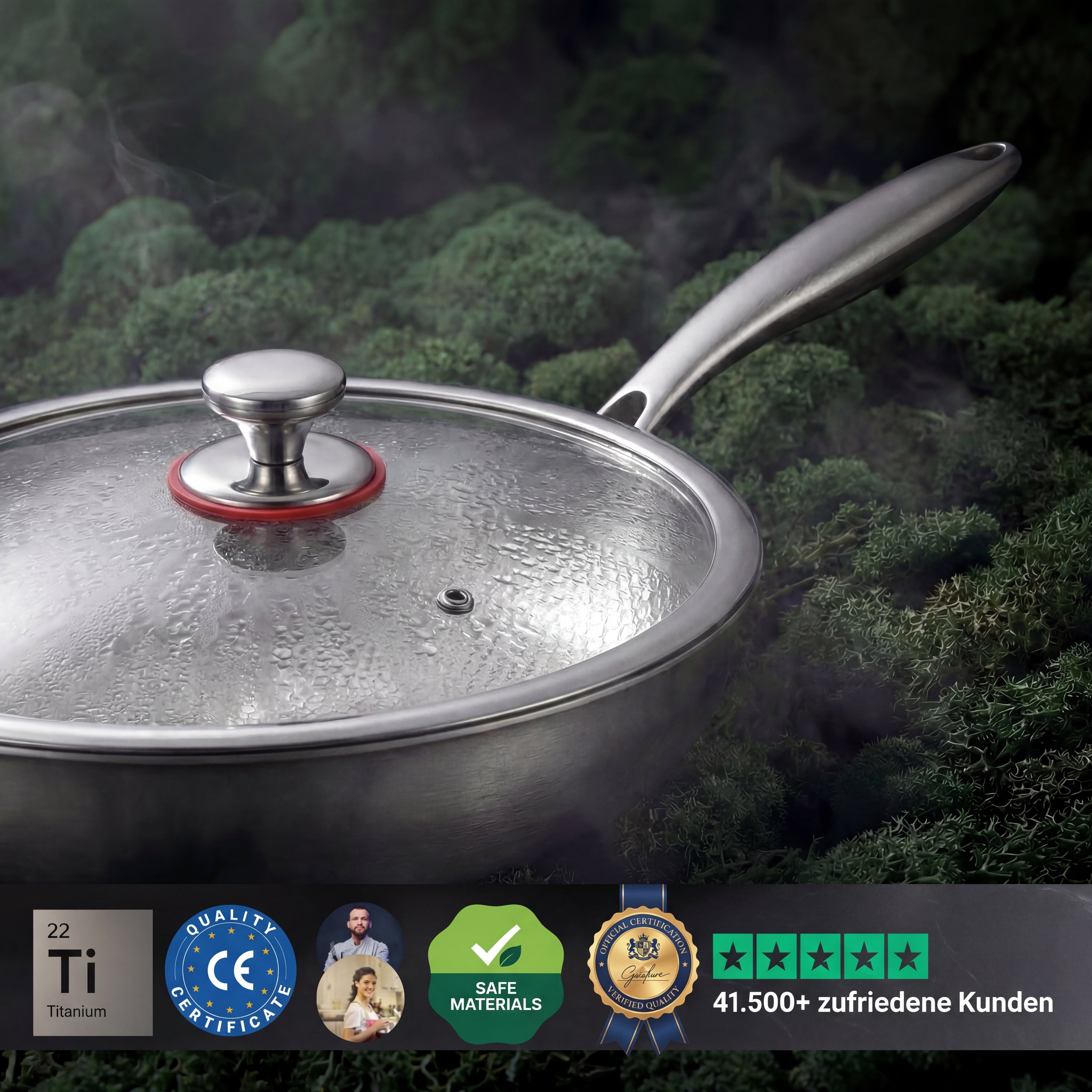 Deutsche Premium Titan Bratpfanne
